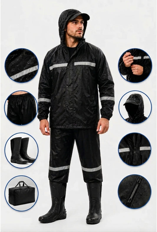 Kit conjunto impermeable + botas dakar