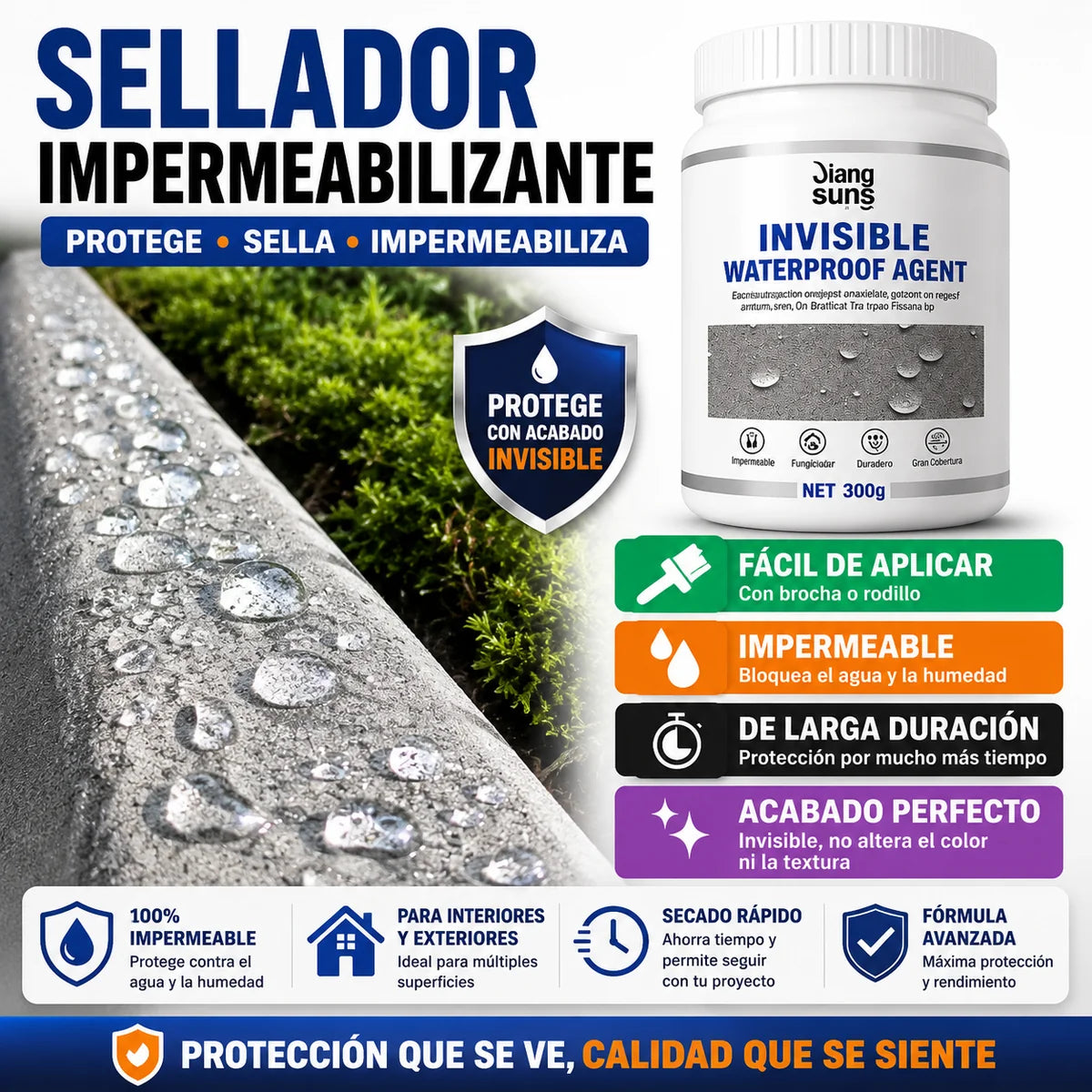 Sellador impermeabilizante-Hoy Paga 1 lleva 2